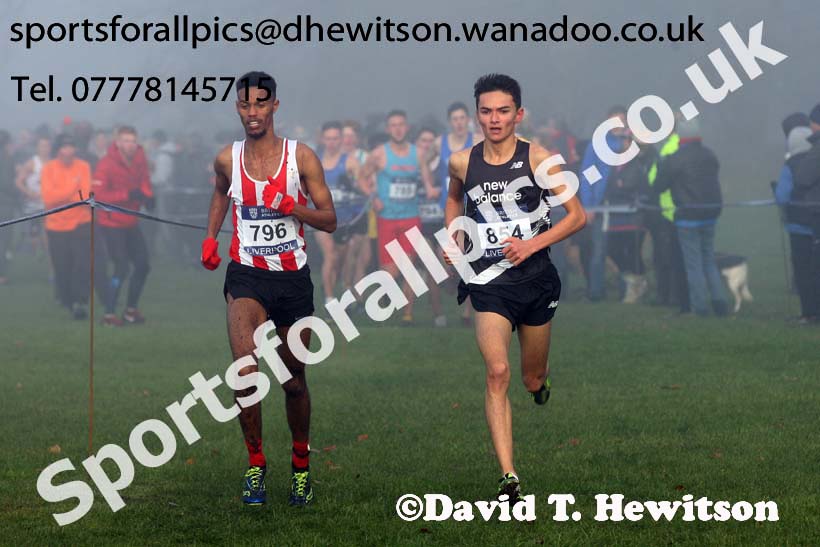 Junior men, European Cross Country Trials, Sefton Park, Liverpool. Photo: David T. Hewitson/Sports for All Pics